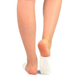 Womens Bamboo Toe Topper Liner Socks 5-Pack (White) - TeeHee Socks