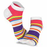TeeHee Socks Women's Casual Polyester No Show Neon 18-Pack (12064)