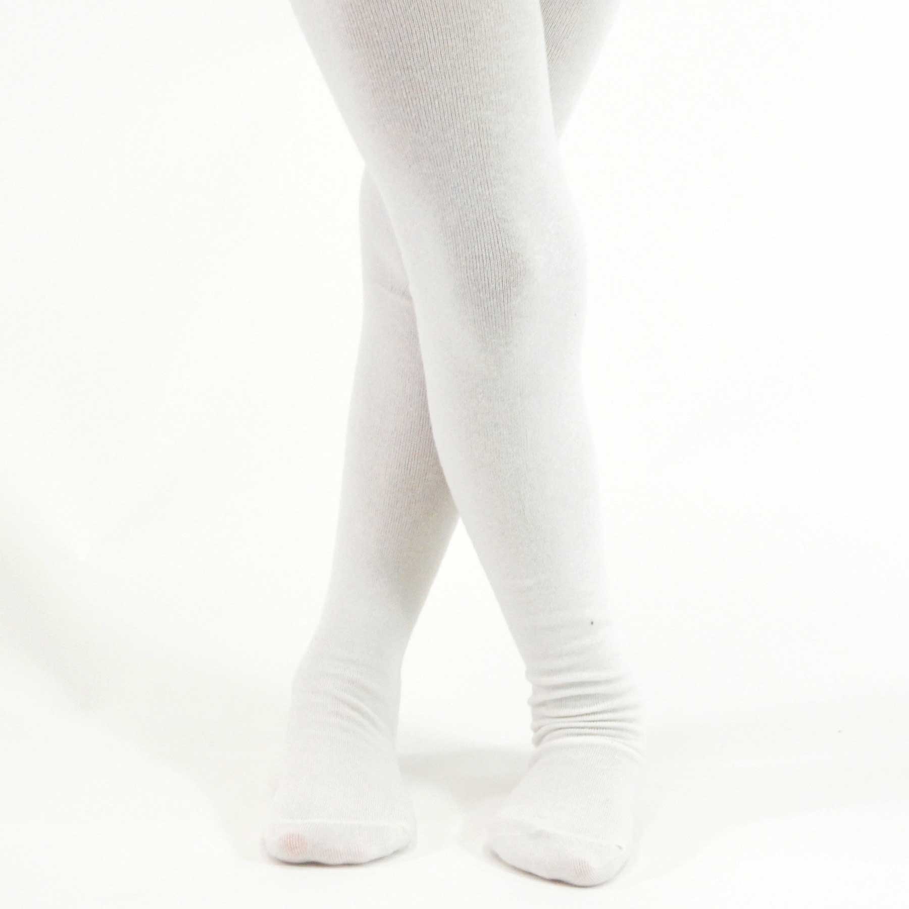 White cotton tights clearance ladies