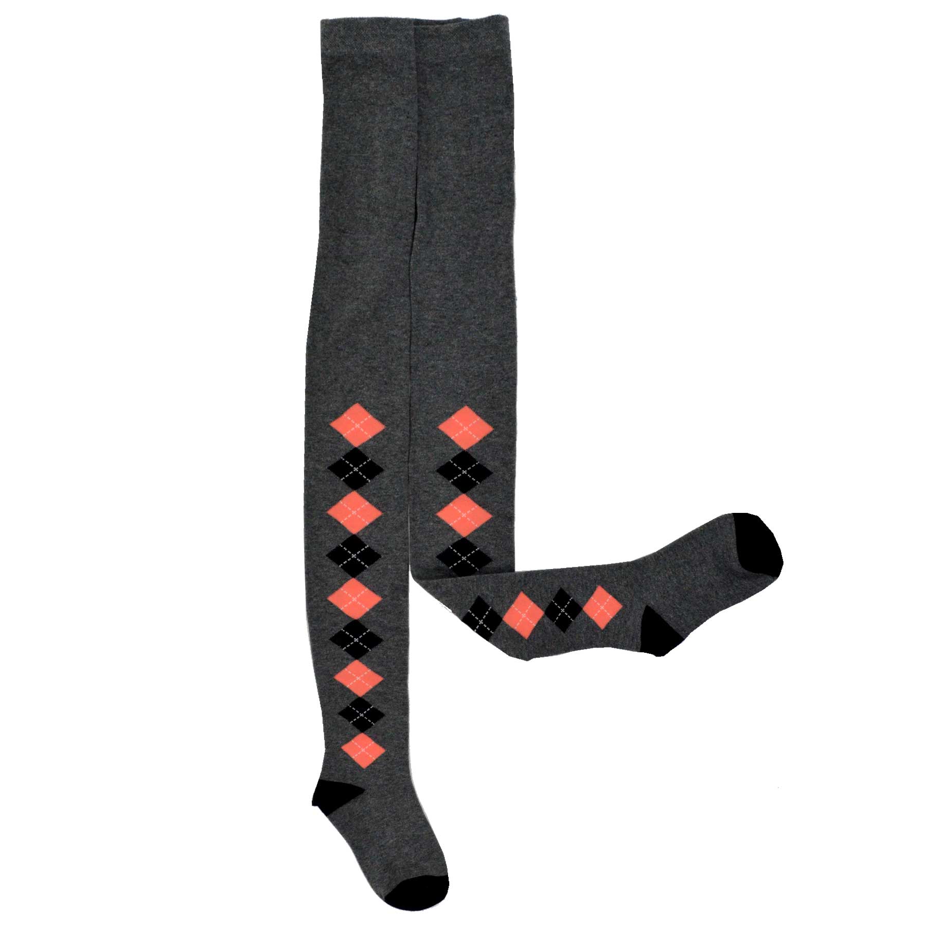 Women's Lemon Legwear Tip Toe Argyle Tights