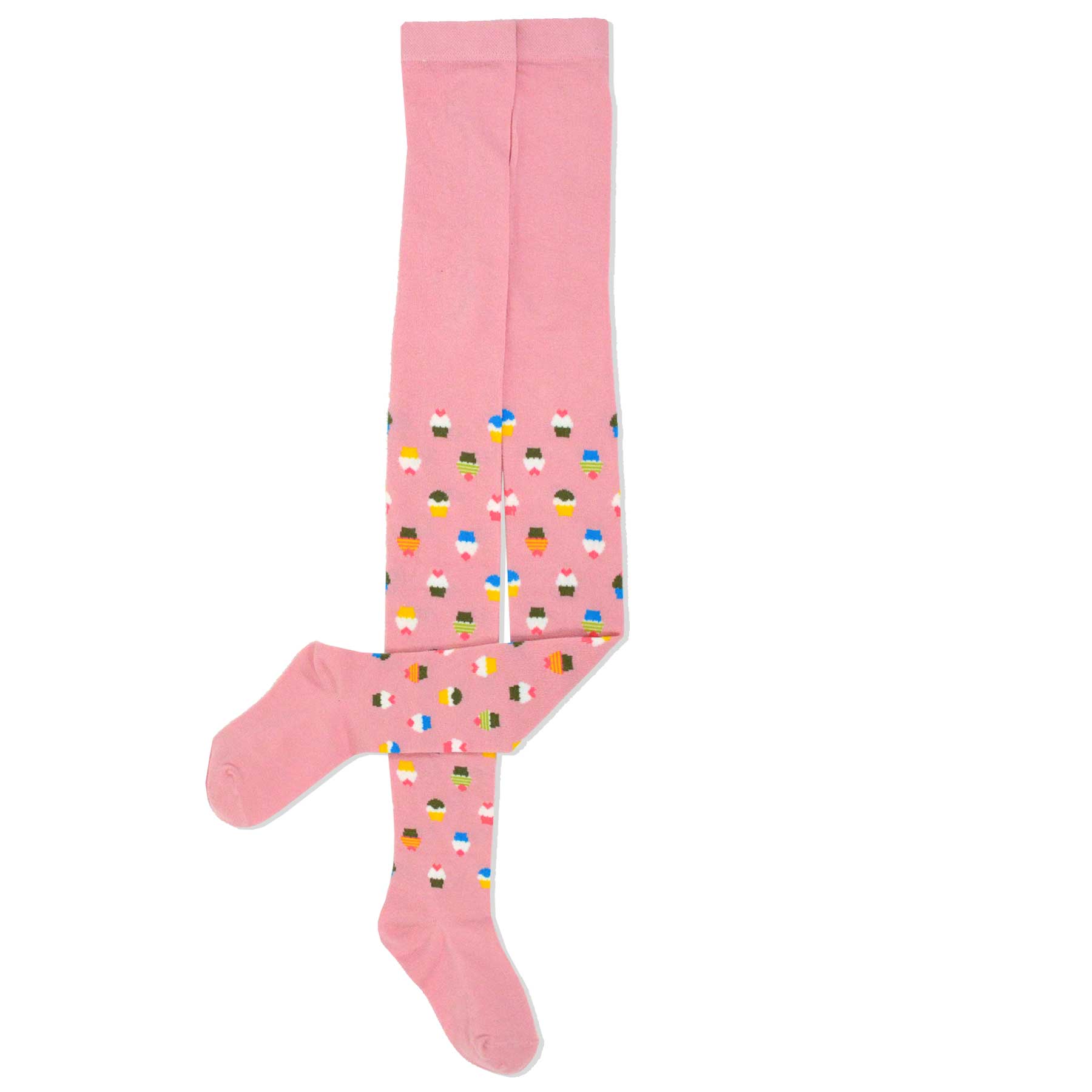 TeeHee Socks Kid's Casual Cotton Tights Stripe Heart 3-Pack (K1600)
