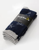 Socksmile Women's Ladies Value Cotton  Crew Socks 6-pack (ribbon) ( WSS046047_6C07)