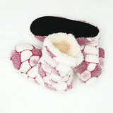 TeeHee Cute Comfy Cozy Fuzzy Slipper Socks for Women 2-Pack (R2029CRW)