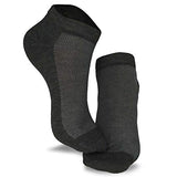 TeeHee Men's Fashion No Show/Low cut Fun Socks 12 Pairs Packs (Black)