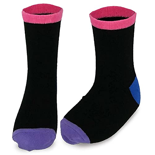 TeeHee Socks - TeeHee Little Boys Cotton Fashion Crew Socks 6 Pair Pack For Boys