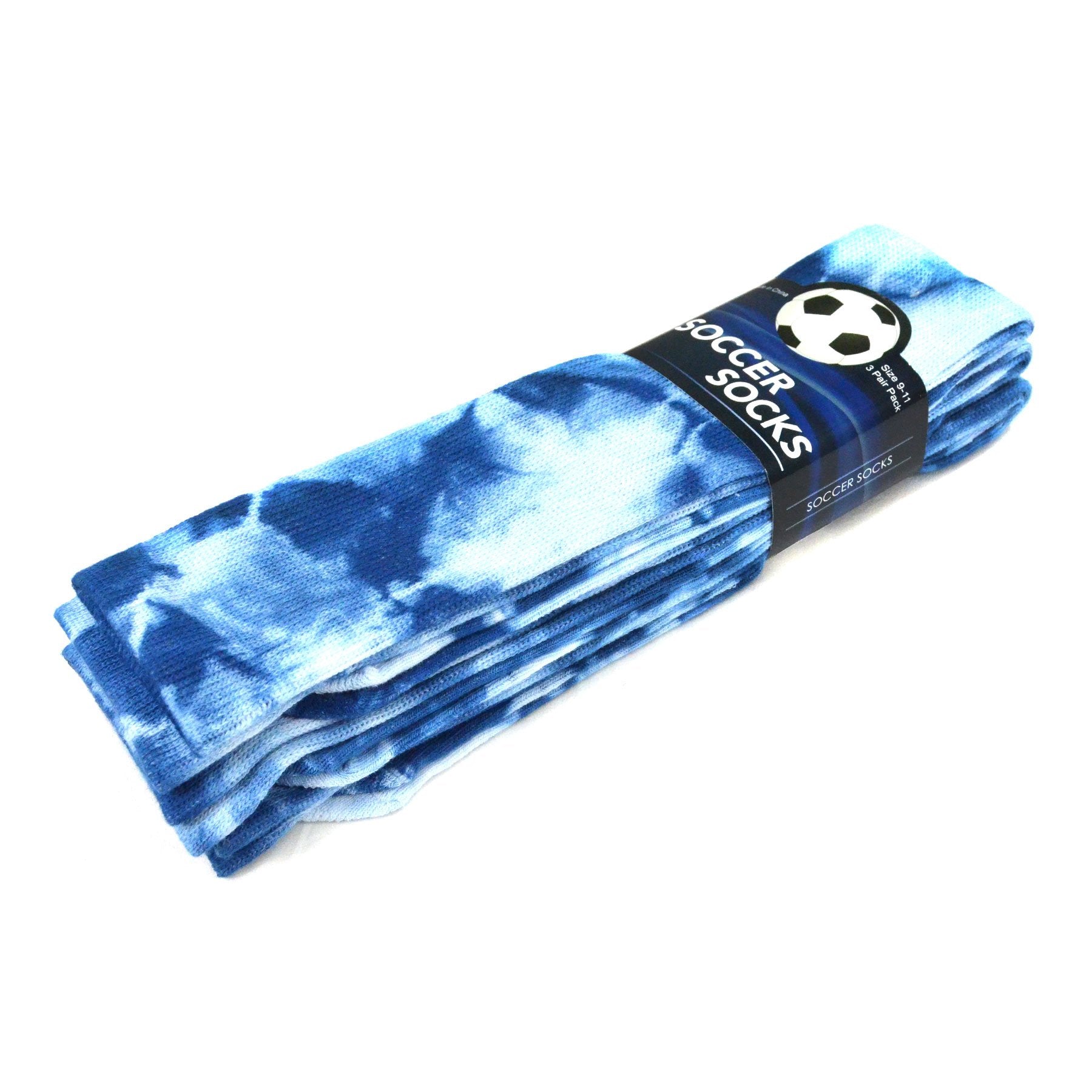 blue tie dye softball socks