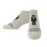 TeeHee Wedding Cotton No Show Socks for Women and Men 6-Pack (10-13, Weddings) - TeeHee Socks