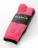 Socksmile Women's Fashion Crew Socks 3 Pair Pack.
