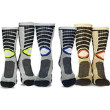 TeeHee Socks Men's Warmer Wool Crew Assorted 3-Pack (R2008)