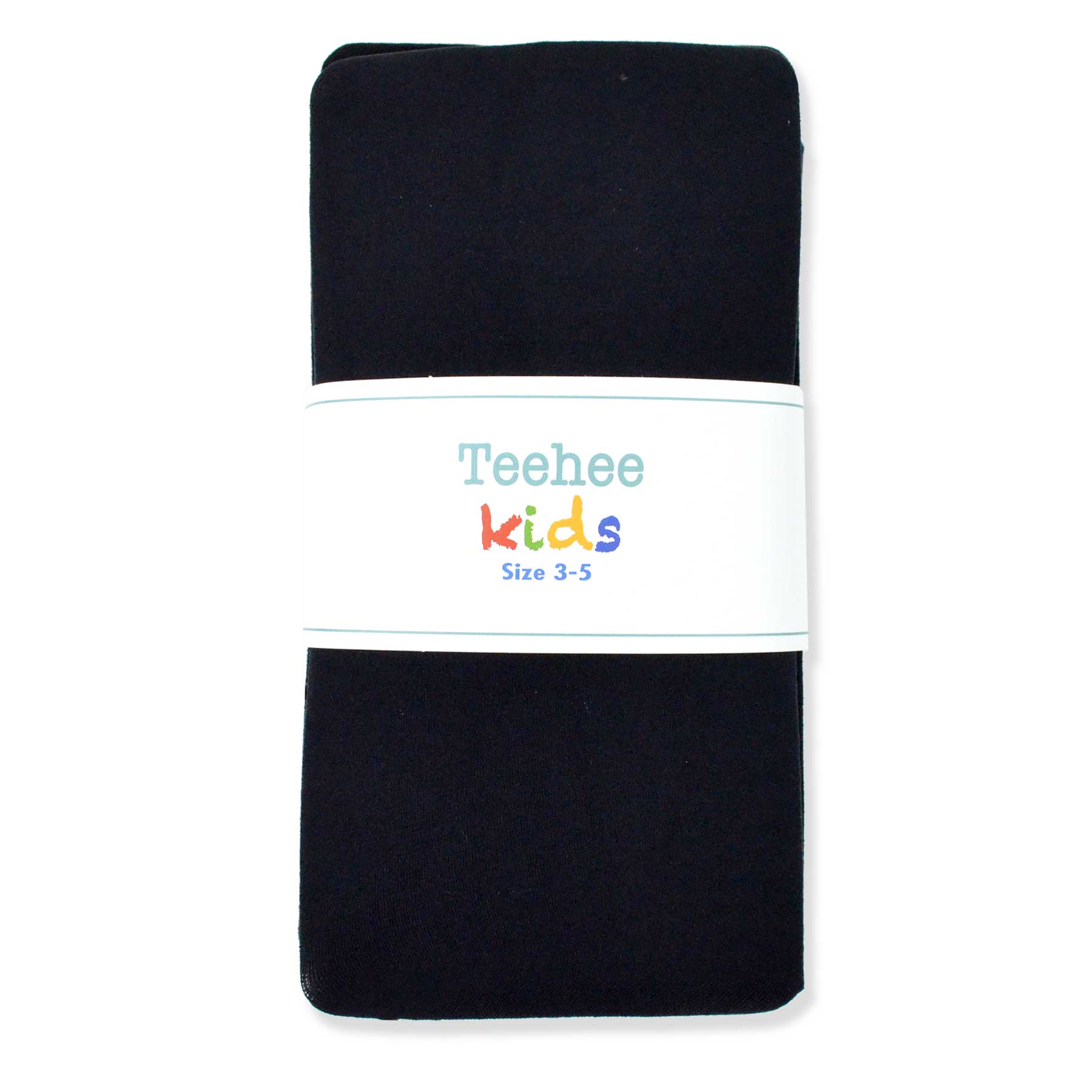 TeeHee Socks Kid's Casual Microfiber Tights Black 3-Pack (T1611)