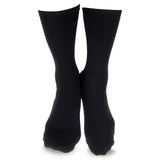 Socksmile - soft cotton women's trouser socks dress socks striped polka dots solid black white 6pairs