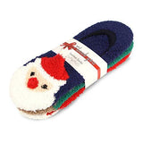 Christmas Holiday Cozy Fuzzy Slipper Socks 3-Pack with Non-Slip for Kids (6-8YRS)??????? - TeeHee Socks