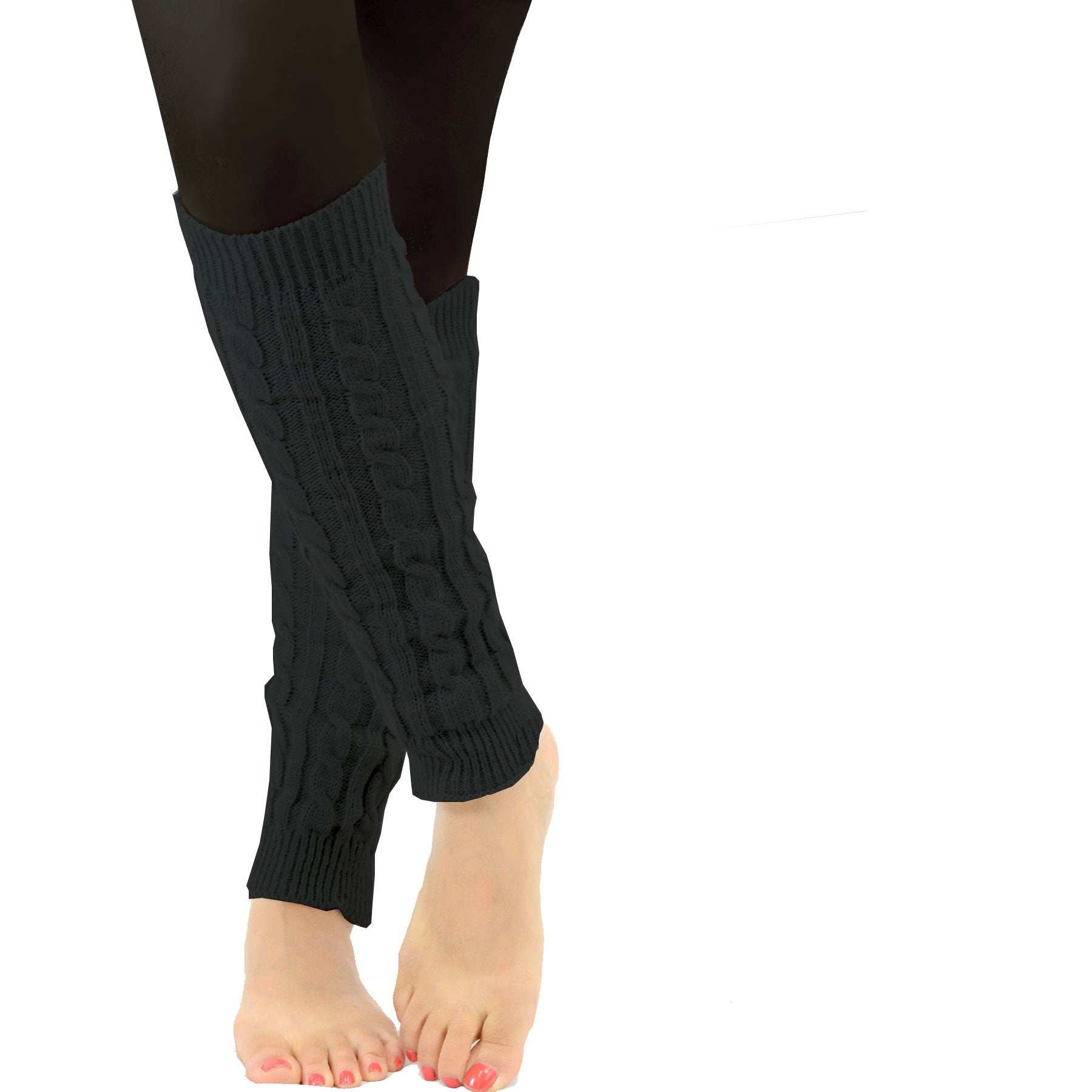 TeeHee Socks Women's Acrylic Leg Warmer Assorted A 4-Pack (Z105)