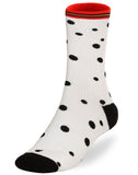 Socksmile Women's Ladies Value Cotton  Crew Socks 6-pack (dot & ribbon) ( WSS0122547_6C07)