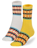 Socksmile Women's Ladies Value Cotton  Crew Socks 6-pack (color B) ( WSS091820_6C07)